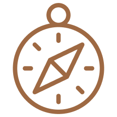Compass Brown